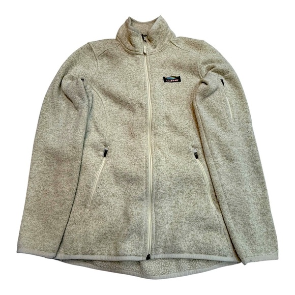 LL Bean Sweater Fleece Full Zip Jacket Size XS - Picture 1 of 4